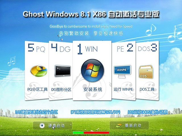 ��X��Ghost Windows8.1 X86�Ԅ�(d��ng)���(zhu��n)�I(y��)��2016��5�� ISO�R���ṩ���d